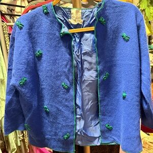 Women’s Jacket with Green Accents